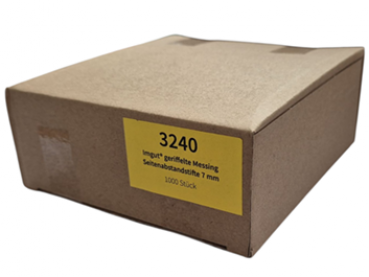 Imgut® Seitenabstandstifte 7 mm Messing geriffelt
